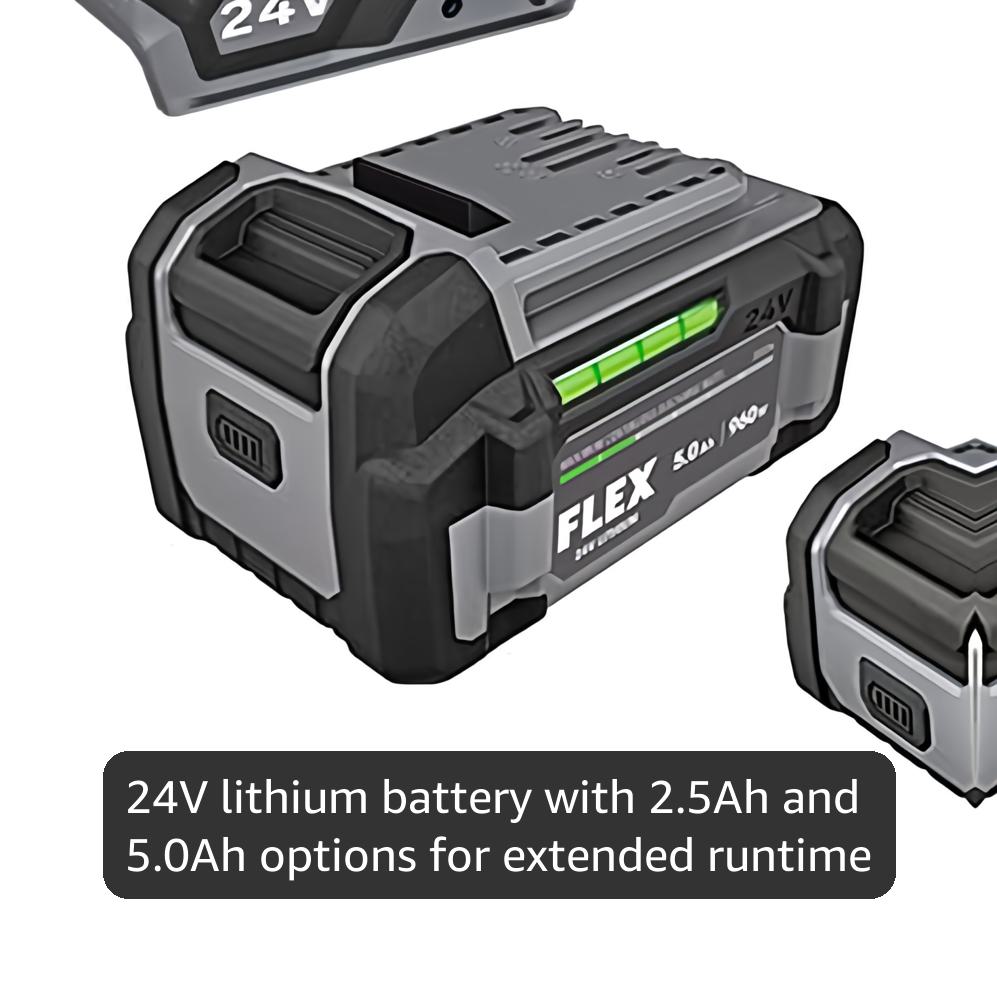 FLEX 24V Brushless Cordless 1/4-Inch 2,500 In-Lbs Torque Quick